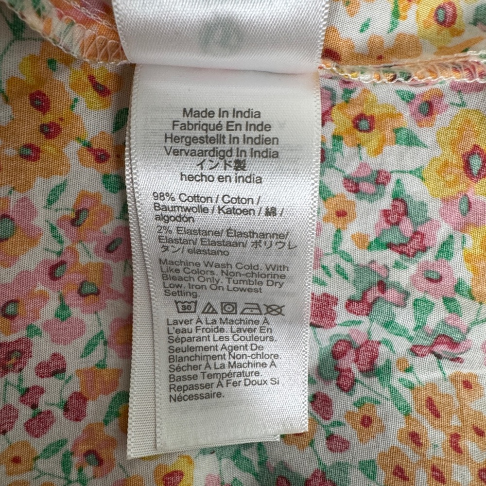 J. Crew Mixed-floral Tiered Midi dress Sleeveless A Line Dress BH899 Size 10 - Picture 12 of 12